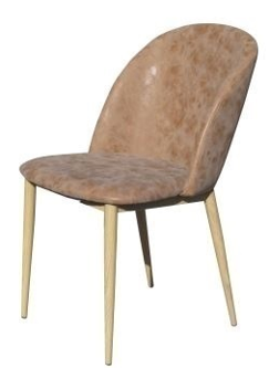 SILLA VITA TAPIZ MICROFIBRA CAFÉ CLARO 0.47*0-50*0.83