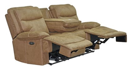 SOFA 3 CUERPOS REGAL CON RECLINACION ELECTRICA, TAPIZ MICROFIBRA 2.24*0.97*1.03
