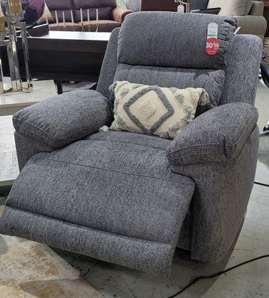 BERGER RECLINABLE FIORERA ELECTRICO TAPIZ TELA CHENILLE GRIS                                                        1.09*0.98*1.02
