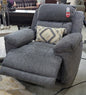 BERGER RECLINABLE FIORERA ELECTRICO TAPIZ TELA CHENILLE GRIS                                                        1.09*0.98*1.02