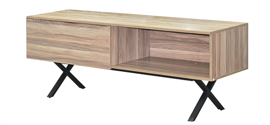 BUFFET NORUEGA PREMIUM . ENCHAPE TERMOLAMINADO COLOR PERAL. BASE METALICA NEGRA                 1.60*0.45*0.60