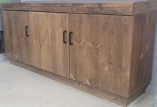 BUFFET TIMBER CON 3 PUERTAS     1.60*0.40*0.85