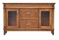 BUFFET TRINIDAD CON 2 PUERTAS CON VIDRIO Y CAJONES EN MDF ENCHAPADO- PINO RADIATA
