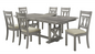COMEDOR CLIFFORD CON MESA CON EXTENSION Y 6 SILLAS          1.80(2.26)*1.07*0.77