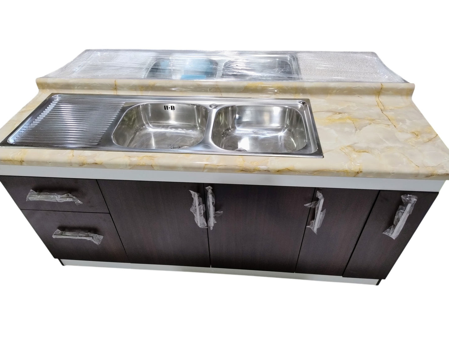 LAVAPLATOS DOBLE MODULAR COMPLETO
