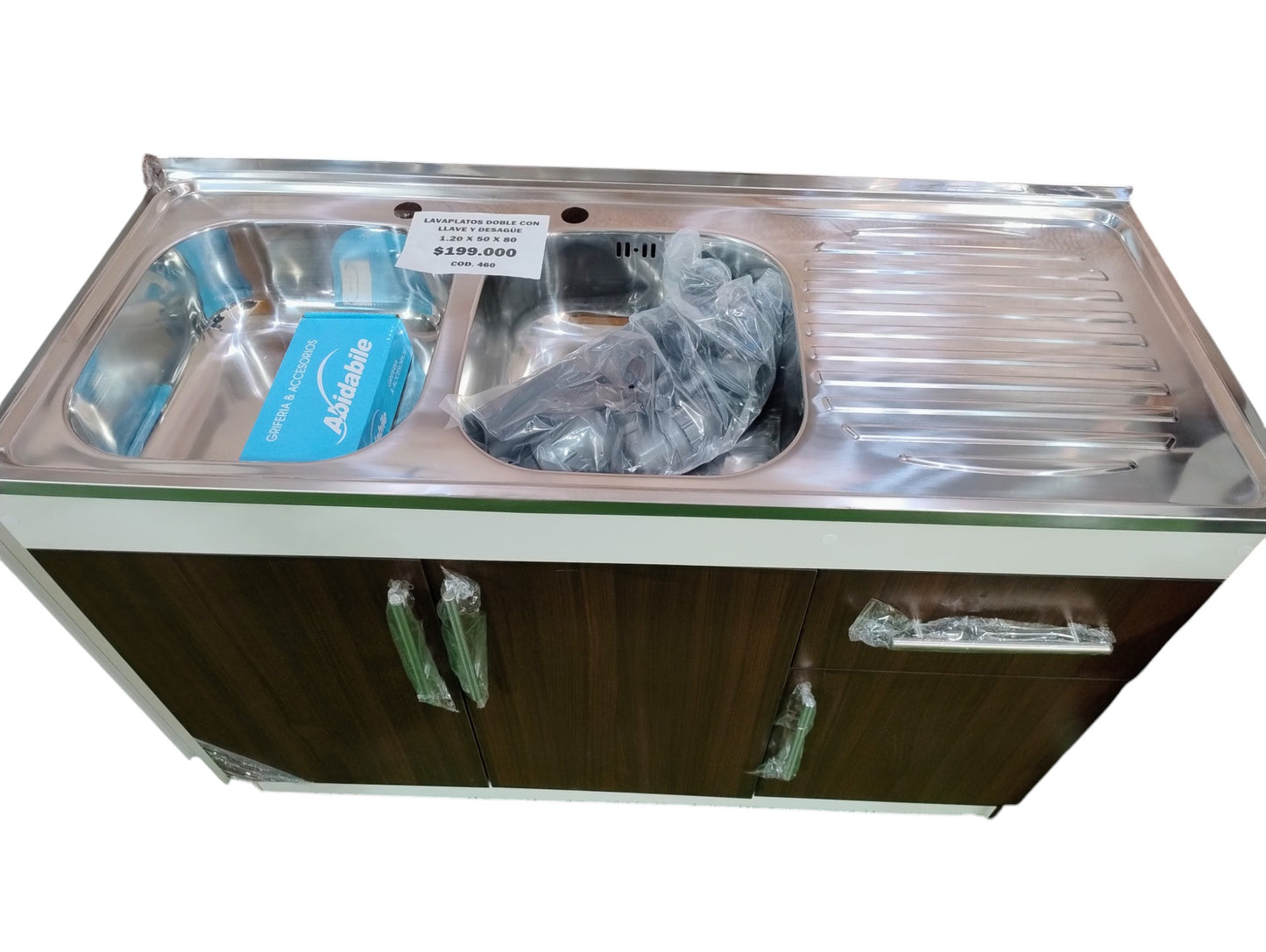 LAVAPLATOS DOBLE KIT COMPLETO