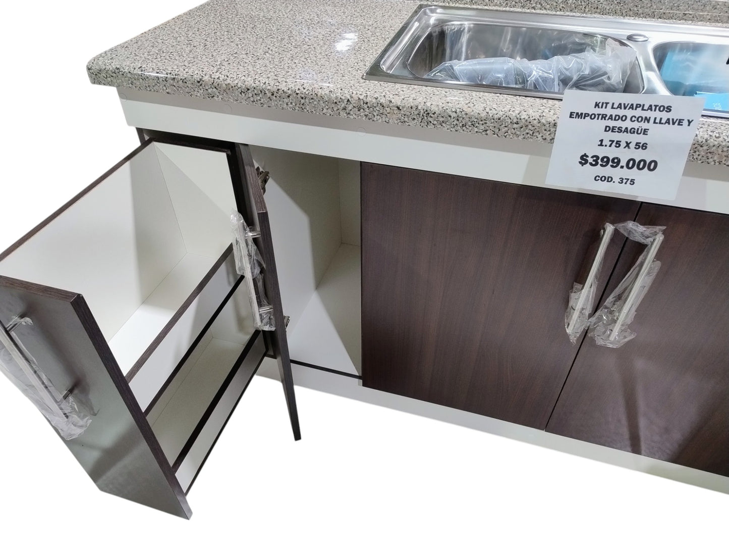 LAVAPLATOS DOBLE MODULAR COMPLETO
