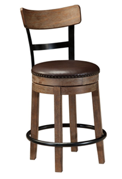 TABURETE GIRATORIO ALTO ASIENTO TAPIZADO PINNADEL                   0.47*0.94
