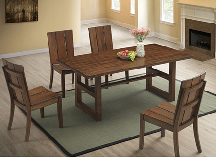 MESA COMEDOR PETROHUE CUBIERTA ROBLE AMERICANO            1.60*0.90*0.76