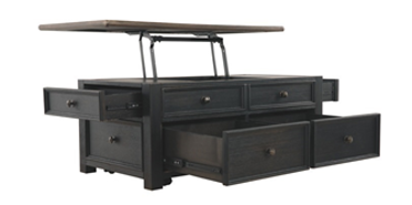 MESA CENTRO TYLER CREEK CON CUBIERTA ELEVABLE CON CAJONERA        1.17*0.66*0.49