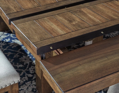 MESA COMEDOR MORTIMER CON EXTENSION LATERAL                     1.75(0.60)*0.91*0,76