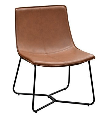 POLTRONA KEM, TAPIZ PU CAFÉ                                             0.63*0.69*0.76