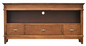 RACK TRINIDAD CON 3 CAJONES INFERIORES Y MDF ENCHAPADO - PINO RADIATA       1.54*0.37*0.75