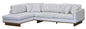 SECCIONAL ALESSANDRA TAPIZ CAÑAMAZO BEIGE               2.13*2.13*1.05*0.82