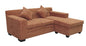 SECCIONAL ESTRCUTURADO EN PINO TAPIZ 100% POLIESTER               1.95*1.45*0.80