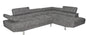 SECCIONAL GALAXIA TAPIZ MICROFIBRA GRIS                    2.70*2.00*0.85