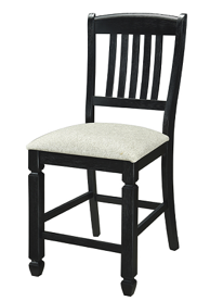 SILLA ALTA VERMONT OLD BLACK        0.69*0.49*1.00
