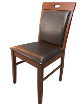 SILLA ANGELIE DARK, TAPIZ PU