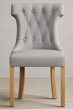 SILLA CAPITONE GREY DRAG     54*64*96