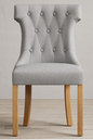 SILLA CAPITONE GREY DRAG     54*64*96