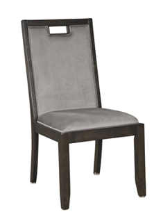 SILLA COMEDOR HOUSTON CON ASIENTO Y RESPALDO TAPZIADO EN TELA                                                         0.50*0.61*0.97
