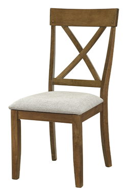 SILLA COMEDOR JOHNSONS - ESTRUCTURA EN RUBBERWOOD, ASIENTO TAPIZADO