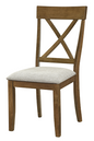 SILLA COMEDOR JOHNSONS - ESTRUCTURA EN RUBBERWOOD, ASIENTO TAPIZADO