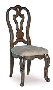 SILLA MAYLEE ESTRUCTURADA EN RUBBERWOOD CON ASIENTO TAPIZADA EN TELA