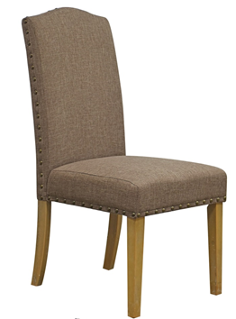 SILLA TAPIZADA CAFÉ CLARO                                 52*63*1.04
