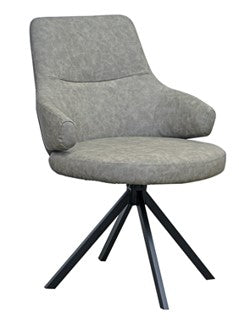 SITIAL HIGLANDS GIRATORIO GREY TAPIZ MICROFIBRA                64*71*91