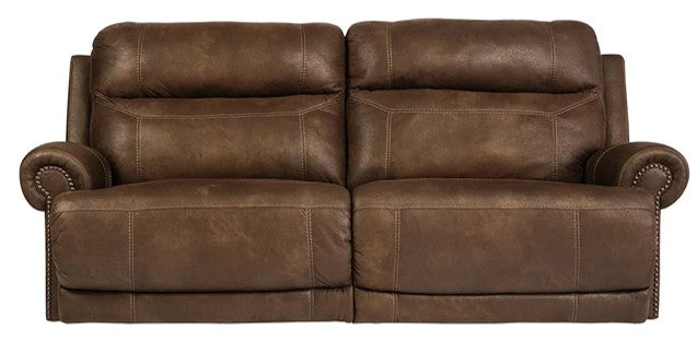 SOFA 2CUERPOS AUSTERE RECLINABLE, TAPIZ MICROFIBNRA CAFÉ                                           2.03*1.01*1.06