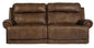 SOFA 2CUERPOS AUSTERE RECLINABLE, TAPIZ MICROFIBNRA CAFÉ                                           2.03*1.01*1.06