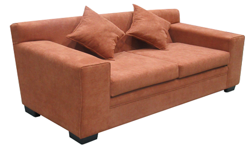 SOFA ESTRUCTURADO EN PINO CON TAPIZ POLIESTER      195*0.86*0.80