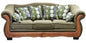 SOFA PARIS 3 CUERPOS TELA VERDE ORO                                                                   2.30*0.90*0.85