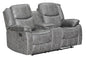 SOFA RECLINABLE 2 CUERPOS SMOKE                              2.05*0.90*1.05