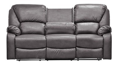 SOFA RECLINABLE 3 CUERPOS C/CONSOLA ROSARIO COFFE                                 2.05*0.96*1.03
