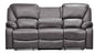 SOFA RECLINABLE 3 CUERPOS C/CONSOLA ROSARIO COFFE                                 2.05*0.96*1.03