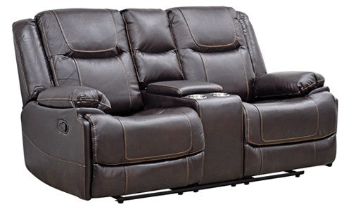 SOFA RECLINABLE FLORENCE 2 CUERPOS TAPIZ LEATHER AIR                    1.75*0.95*1.03