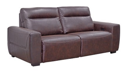 SOFA RECLINBALE ELECTRICO  3 + 2 cuerpos VINCENT TAPIZ CAFÉ                                                                2.20*1.60
