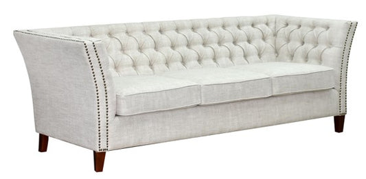 SOFA VALKA TPIZ LINO, RESPALDO BUTONE                                                                 2.25*0.86*0.89