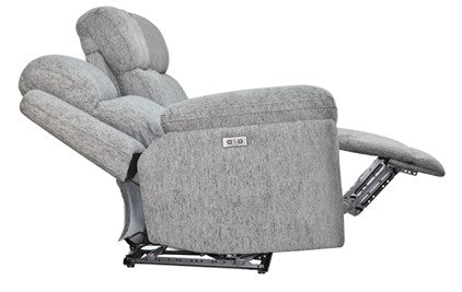 SOFA RECLINABLE FIORERA ELECTRICO 3 CUERPOS TAPIZ TELA CHENILLE gris                                               2.26*0.98*1.02
