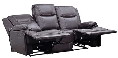 SOFA RECLINABLE FLORENCE 3 CUERPOS TAPIZ LEATHER AIR                     2.00*0.95*1.03