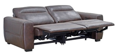 SOFA RECLINBALE ELECTRICO  3 + 2 cuerpos VINCENT TAPIZ CAFÉ                                                                2.20*1.60