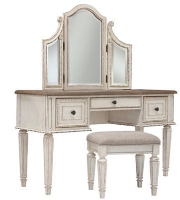 VESTIDOR REAYLIN CON ESPEJO Y BANQUETA                                                     1.37*0.45*1.50