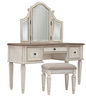VESTIDOR REAYLIN CON ESPEJO Y BANQUETA                                                     1.37*0.45*1.50