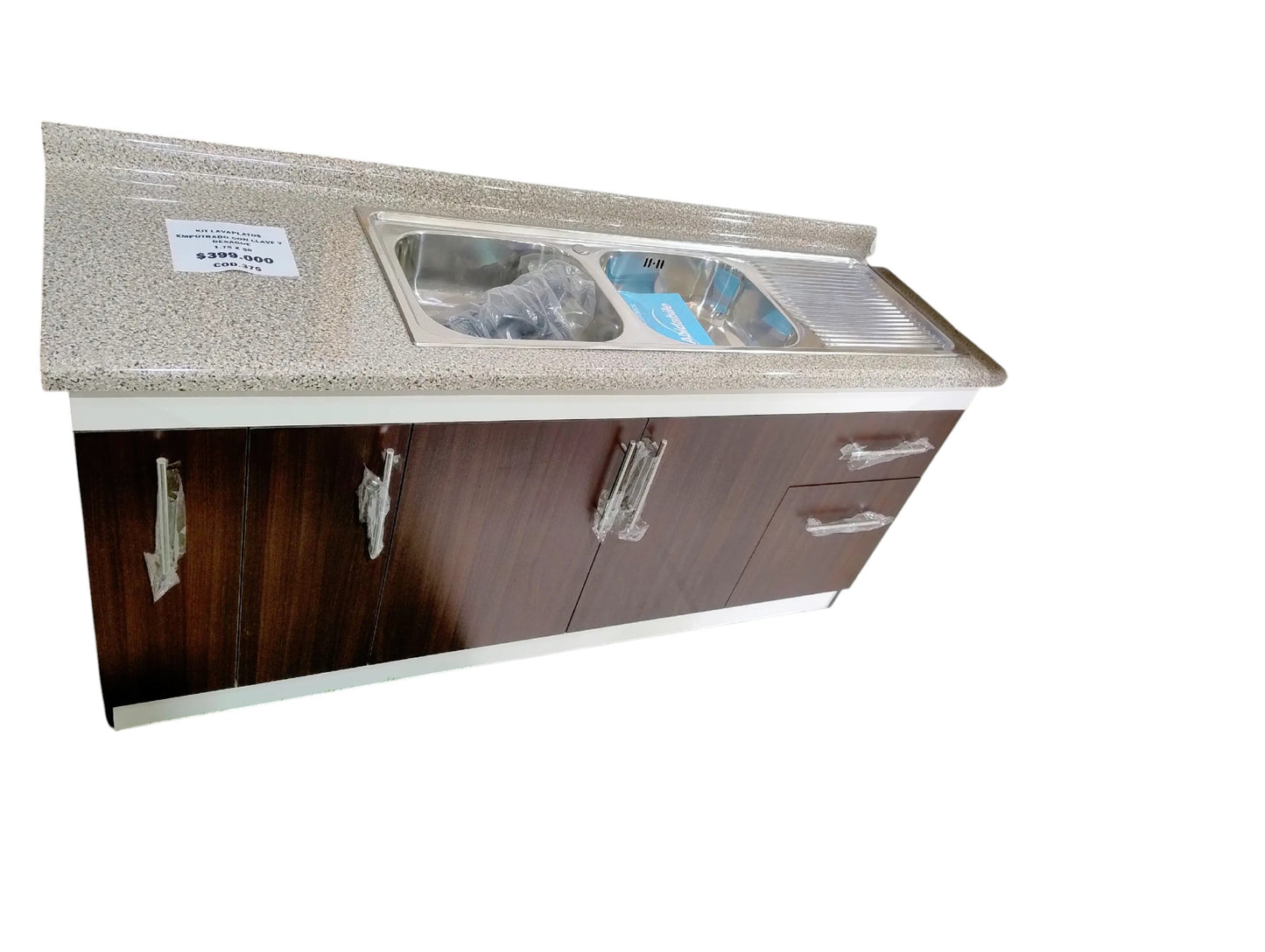 LAVAPLATOS DOBLE MODULAR COMPLETO